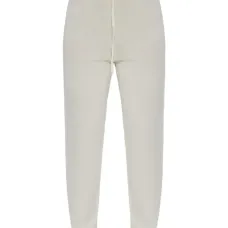 брюки в рубчик с кулиской