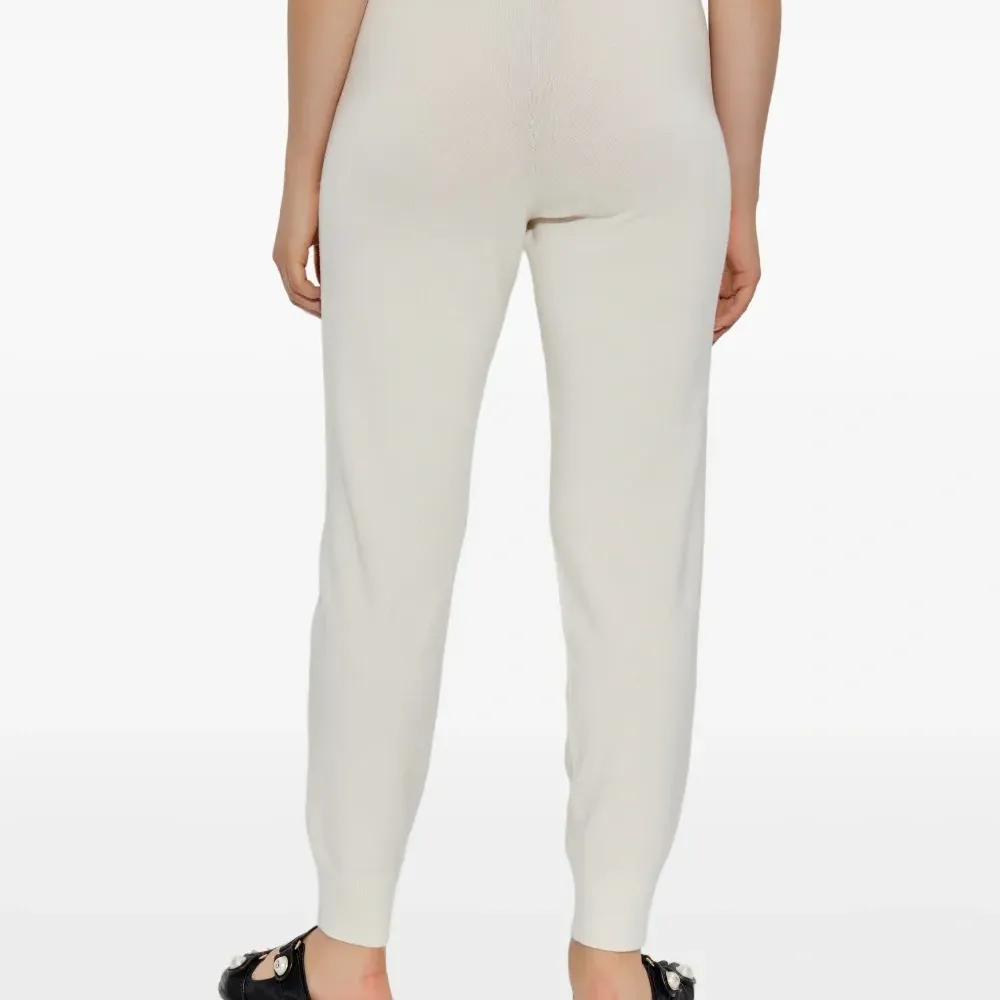 брюки в рубчик с кулиской