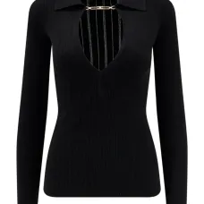 рубашка поло в рубчик