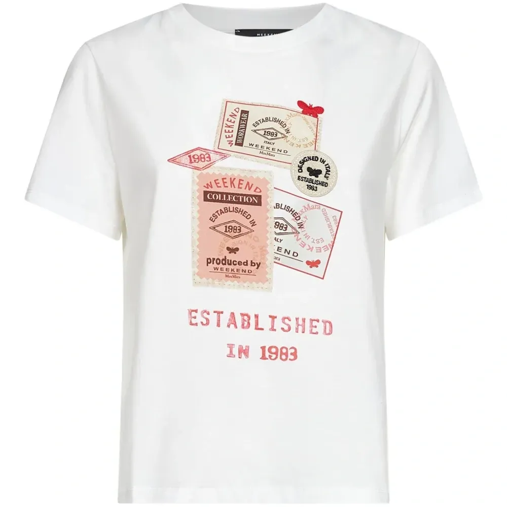 футболка с принтом