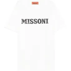 футболка с логотипом и блестками