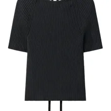 пуловер с завязками сзади