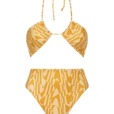 Бикини с абстрактным принтом