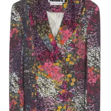 Пиджак с цветочным принтом