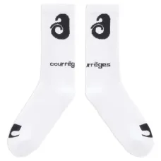 носки в рубчик с логотипом