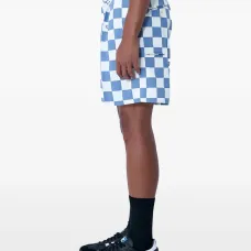 Шорты с принтом в шахматную клетку