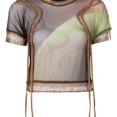 Сетчатая футболка