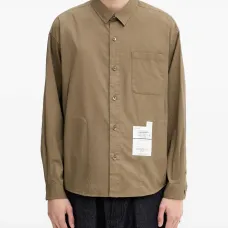 рубашка с накладным карманом