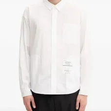 рубашка с накладным карманом