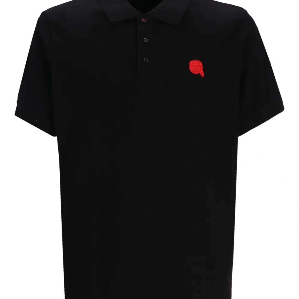 Рубашка поло с вышитым логотипом