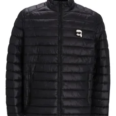 стеганая куртка с логотипом