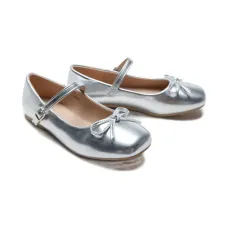 Балетки с бантами