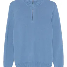 свитер из шерсти мериноса с воротником на молнии свитер из шерсти мериноса с воротником на молнии