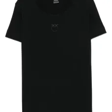 футболка с вышитым логотипом