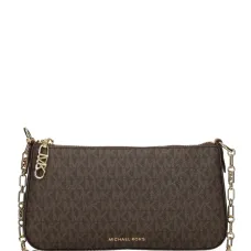 сумка с цепочкой и монограммой