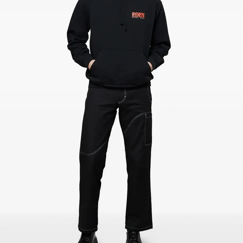 Худи с логотипом и кулиской