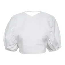 Топ Svala с объемными рукавами и шнуровкой