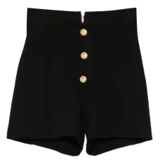 шорты с завышенной талией и пуговицами