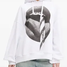 худи с графичным принтом