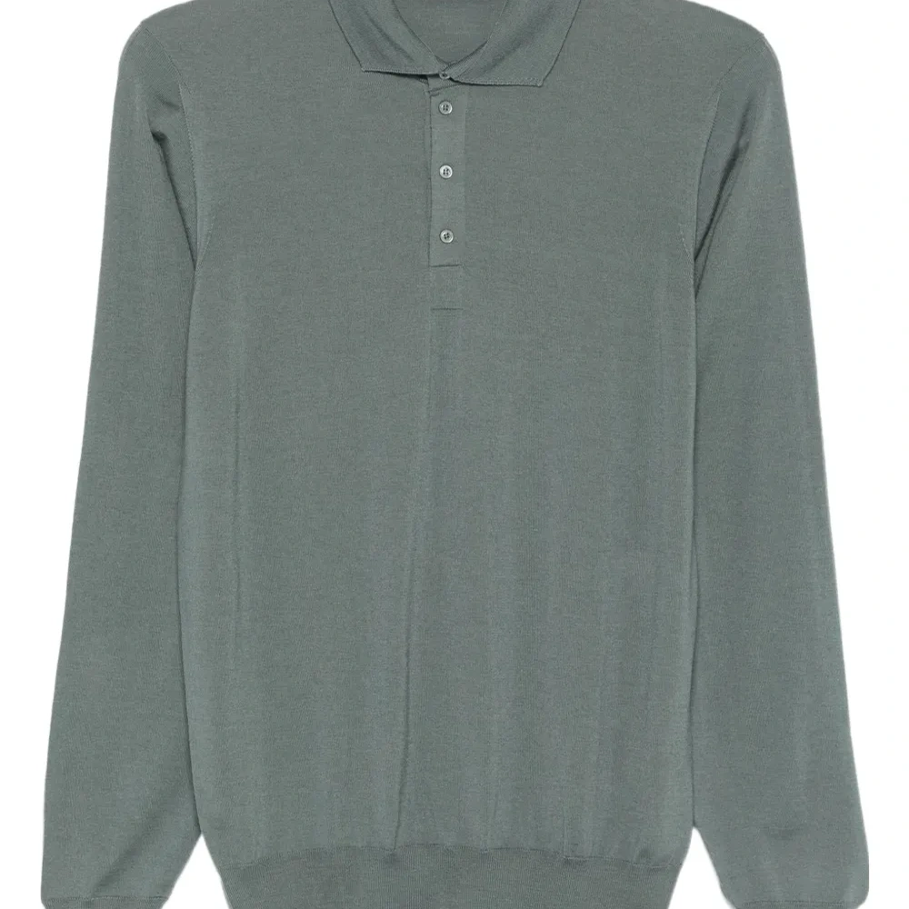 рубашка поло с длинными рукавами