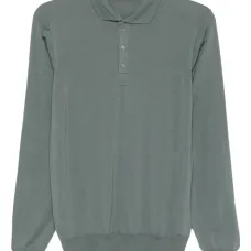 рубашка поло с длинными рукавами