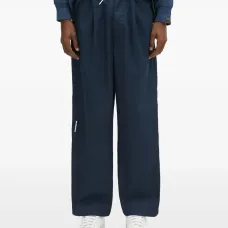 брюки с кулиской и складками