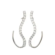 Серьги с закругленным эффектом