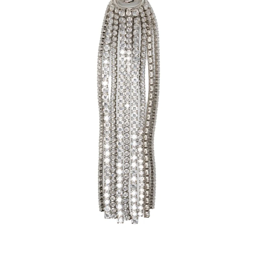 Серьга-кафф с кристаллами