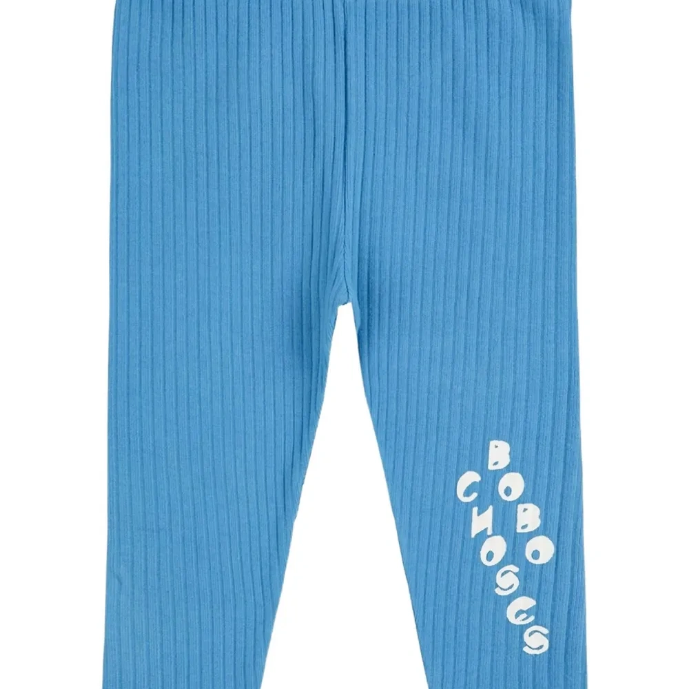 Трикотажные леггинсы с принтом-логотипом