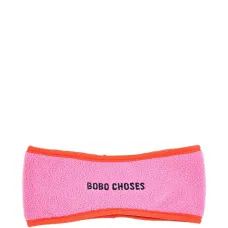 Флисовая повязка на голову с вышивкой "Крестики-нолики"