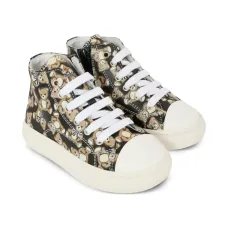 высокие кеды с принтом