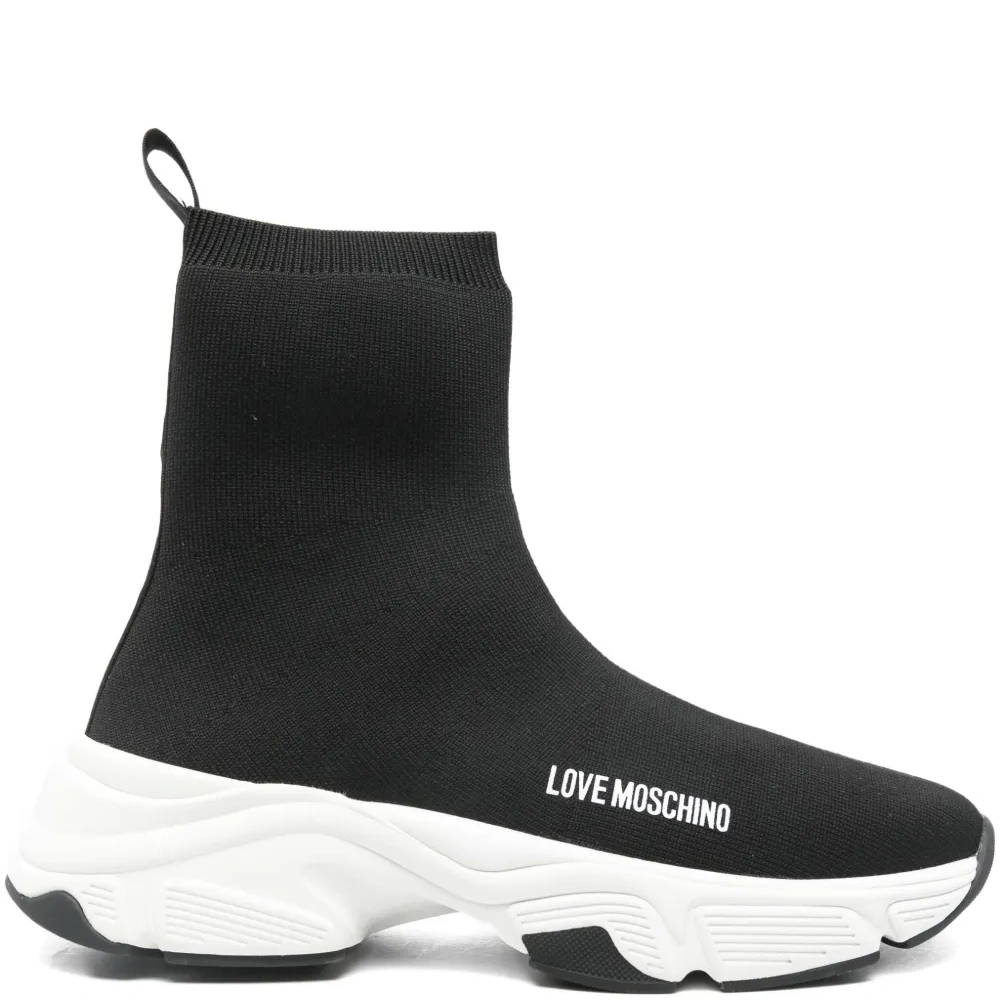 Кроссовки-носки с логотипом