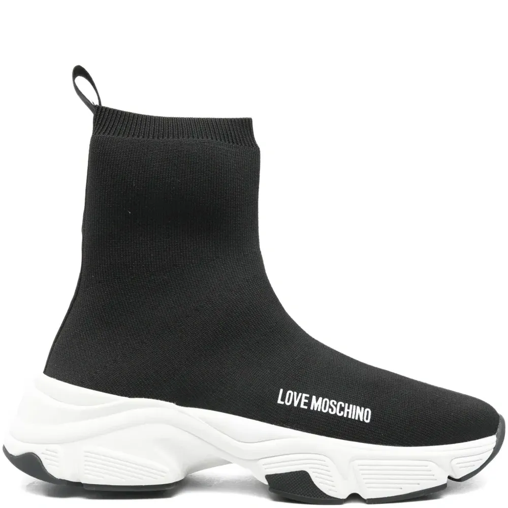 Кроссовки-носки с логотипом