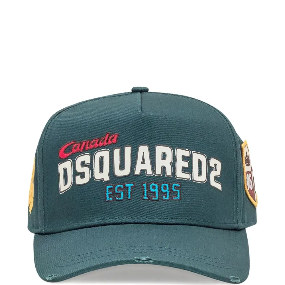 бейсболка с логотипом и эффектом потертости