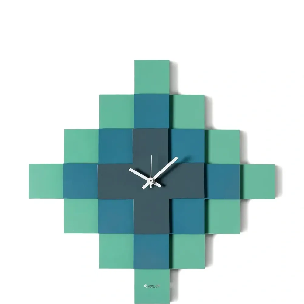 Настенные часы с геометричным узором (35 x 35 см) Настенные часы с геометричным узором (35 x 35 см)