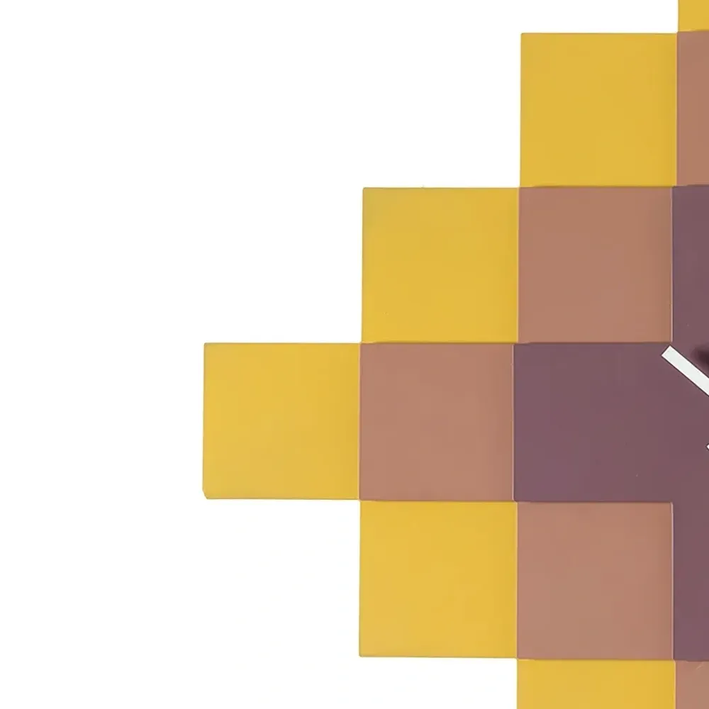 Настенные часы с геометричным узором (35 x 35 см) Настенные часы с геометричным узором (35 x 35 см)