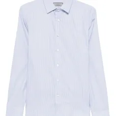рубашка в тонкую полоску