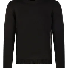 свитер с круглым вырезом