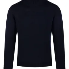 шерстяной свитер с высоким воротником