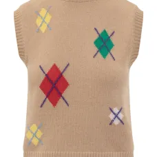 топ с узором