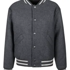 Бомбер Alizee с застежкой на кнопки и полосатыми деталями