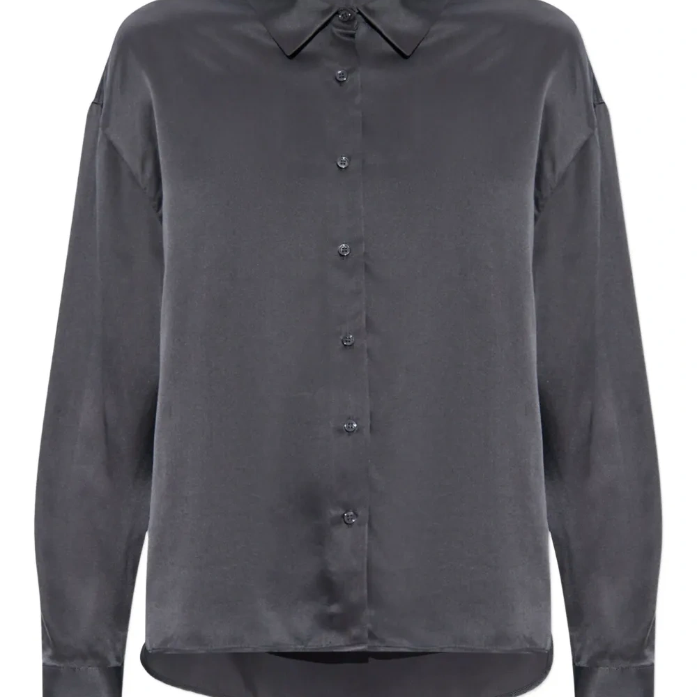 шелковая рубашка на пуговицах шелковая рубашка на пуговицах