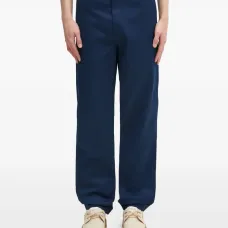 брюки с нашивкой-логотипом