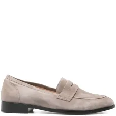 Замшевые лоферы с ремешком (пояском для монет) Замшевые лоферы с ремешком (пояском для монет)