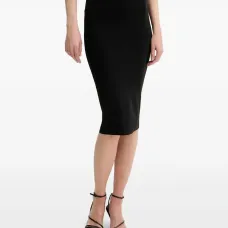 Миди-юбка с разрезом