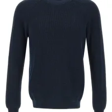 свитер в рубчик с рукавами реглан