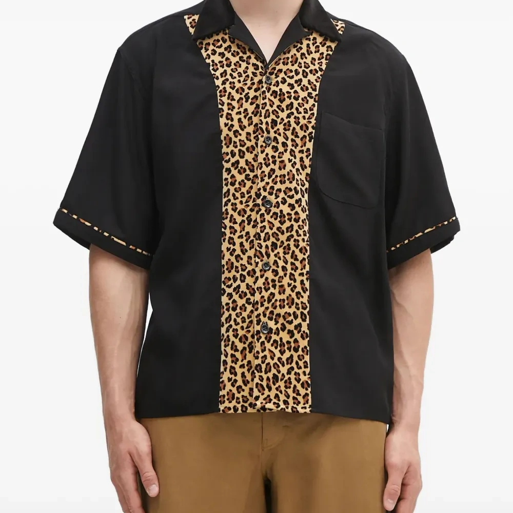 Рубашка с леопардовым принтом