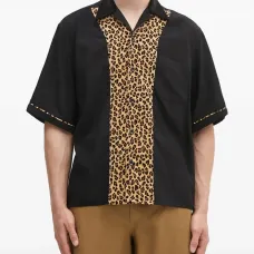 Рубашка с леопардовым принтом