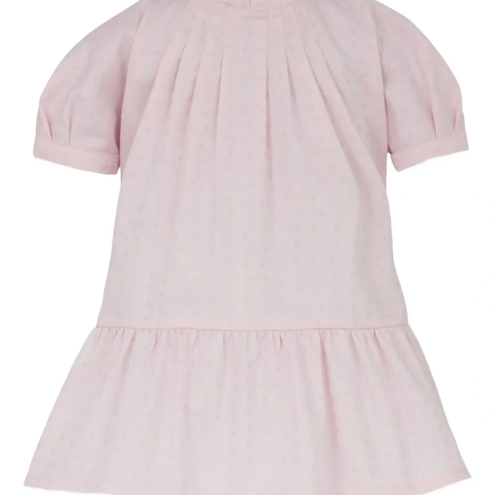 платье с оборками и логотипом