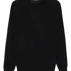 Шерстяной свитер с круглым вырезом